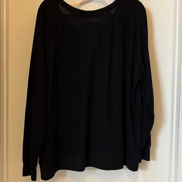 Peace Love World Black Sweater - Picture 5 of 5